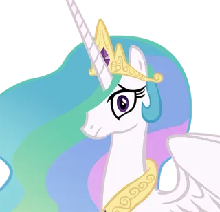 😐 Princess Celestia My Little Pony Мультфильм, Пони, Принцесса, Селестия, MLP, Магия telegram sticker