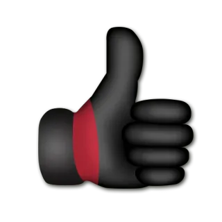 👍 thumbs up, emoji, like, positive telegram sticker