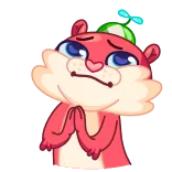 🙏 Dessin animé, Animal, Suppliant, Mignon, Implorant, Adorable telegram sticker