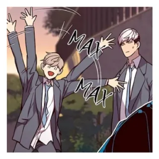 👋 MAX Cartoon, Figuren, Personen, Anzug telegram sticker