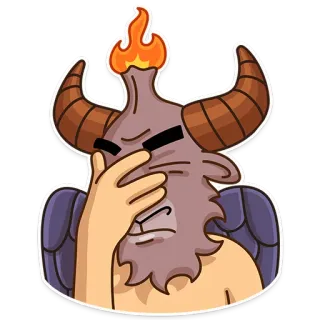 Sly Baphomet telegram stickers