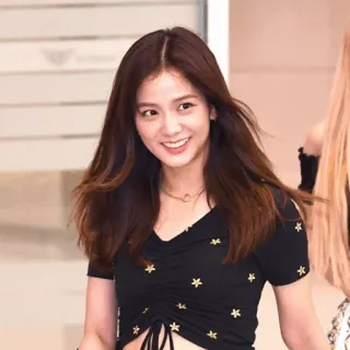 🏷 Jisoo Jisoo, Blackpink, idol, singer, kpop, celebrity, woman whatsapp sticker