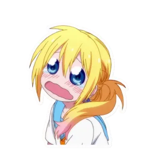 😭 anime, dziewczyna, płacz, smutny, łzy, emocjonalny telegram sticker