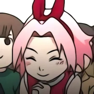 🌸 Sakura Haruno Naruto Anime, Kreskówka, Sakura, Naruto, Postać telegram sticker