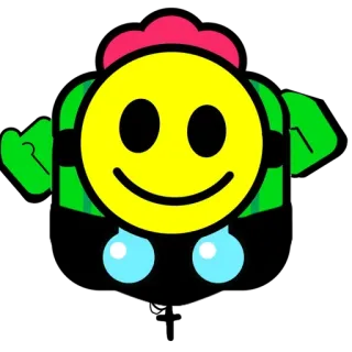 🤫 smiley face, cartoon, emoji, character, yellow telegram sticker
