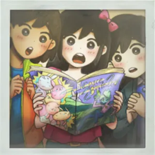 📖 การ์ตูน, เพื่อน, อ่าน, หนังสือ, อวกาศ, ผจญภัย telegram sticker