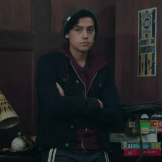 ➖ Jughead Jones Riverdale série ado, Riverdale, Jughead, Cole Sprouse, série TV, ado telegram sticker