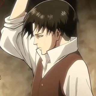 ⚔ Levi Ackerman Attack on Titan Anime, Manga, Attack on Titan, Levi Ackerman telegram sticker