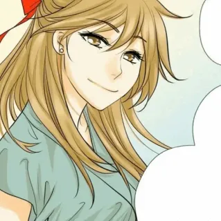 🍘 女性, 女の子, ポートレート, 笑顔, 髪 telegram sticker