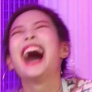 🤣 laughing, woman, excited, happy, person, joyful telegram sticker