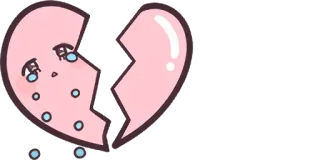 Menhera chibi by @anime_stickerr telegram stickers