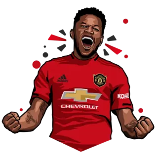✌️ football, manchester united, sport, football, célébration telegram sticker