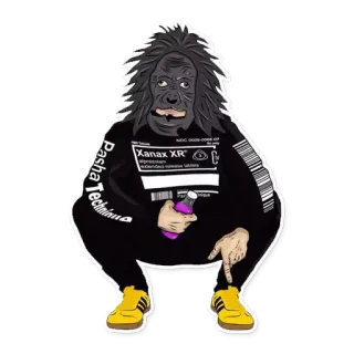 👇 Xanax XR mono, xanax, drogas, pasha, técnica, gorila telegram sticker
