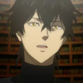 🥑 Yuno Black Clover Anime, Personagem, Yuno, Black Clover, Mangá, Rei Mago, Magia telegram sticker