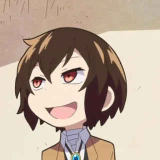 🧳 Dazai Osamu Bungou Stray Dogs Anime, Chibi, Dazai, Bungou Stray Dogs, Cartoon, Manga, Personnage telegram sticker