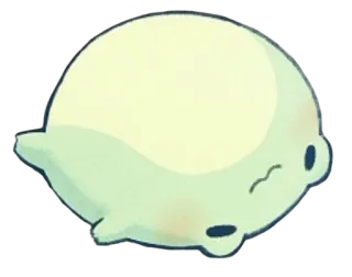 ☠️ süß, Blob, Kreatur, kawaii, pastell, weich, skurril whatsapp sticker