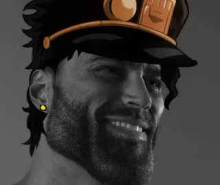 Literally just jotaro telegram stickers