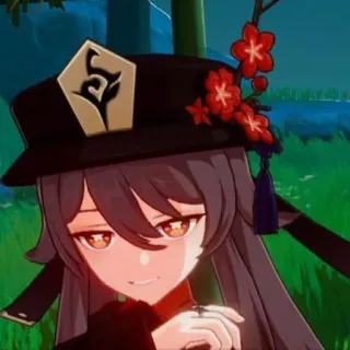 ✨ Hu Tao Genshin Impact Anime, Karakter, Video game, Genshin Impact, Hu Tao telegram sticker