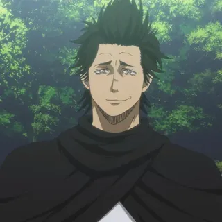 ☘️ Yami Sukehiro Black Clover Anime, Black Clover, Yami, Yami Sukehiro, Charakter, Manga whatsapp sticker