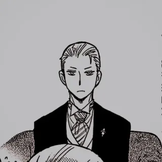 🥜 Loid Forger Spy × Family Anime, Manga, Spy x Family, Loid Forger, Twilight, Postać, Ilustracja telegram sticker