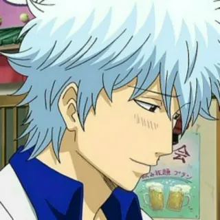🔮 Sakata Gintoki Gintama Anime, Personaje, Gintama, Sakata Gintoki, Manga telegram sticker