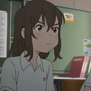 🎗 Аниме, Школьница, Злой, Персонаж, Студент telegram sticker