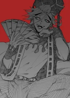 🌟 Doma Demon Slayer 动漫, 恶魔, 粉丝, 角色, 鬼灭之刃, 涂鸦, 艺术品 whatsapp sticker