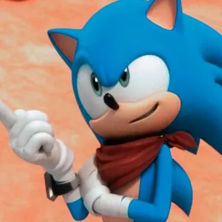 😉 Sonic the Hedgehog sonic, мультфильм, ёж, синий telegram sticker
