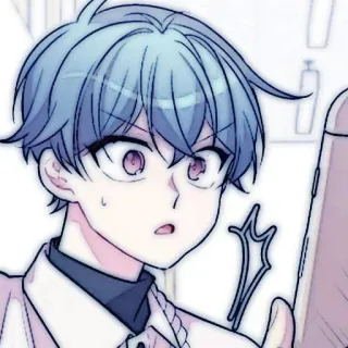 🤖 Anime, Manga, Cartoon, Man, Karakter, Bezorgd, Verrast telegram sticker