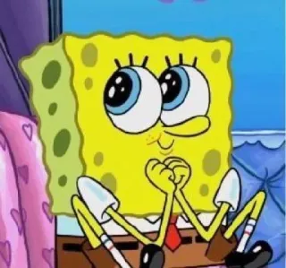 🥺 Spongebob Spongebob Squarepants Спанч Боб, мультфильм, анимация, Nickelodeon, персонаж, милый whatsapp sticker