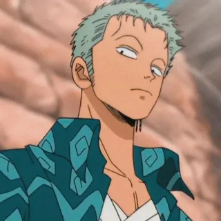 🤨 Zoro One Piece Аниме, Ван Пис, Зоро, Ророноа Зоро, Мечник telegram sticker