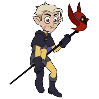 😐 Hunter The Owl House Dibujos animados, The Owl House, Disney, Fantasía, Personaje, Animado telegram sticker