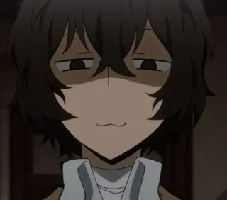 😏 Dazai Osamu Bungou Stray Dogs Anime, Dazai Osamu, Bungou Stray Dogs, Mangá, Personagem telegram sticker