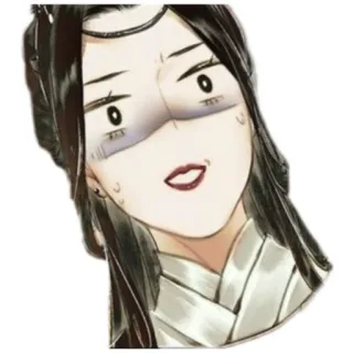 😶 face, expression, portrait, woman, sticker telegram sticker