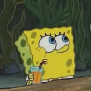 🍹 Spongebob Spongebob Squarepants สพันจ์บ็อบ, การ์ตูน, เครื่องดื่ม, สพันจ์บ็อบ สแควร์แพนส์, นิคเคิลโลเดียน telegram sticker
