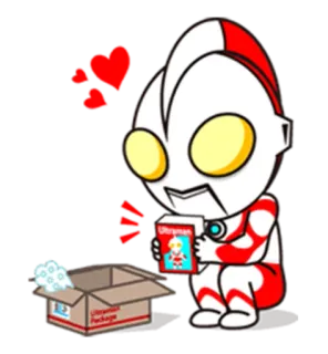 ❤ Ultraman Ultraman Package Ultraman, Kartun, Anime, Paket, Pahlawan, Superhero telegram sticker