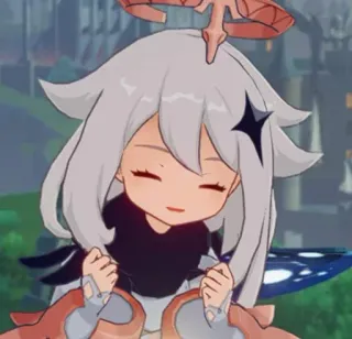 😊 Paimon Genshin Impact อนิเมะ, วิดีโอเกม, น่ารัก, ตัวละคร, ไพม่อน telegram sticker
