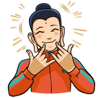 🤘 Boeddha, vrolijk, Yoga, Meditatie, spiritueel telegram sticker