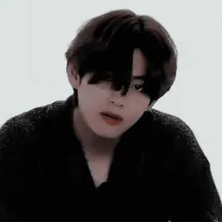 😁 V K-Pop, BTS, singer, celebrity, male, artist, music telegram sticker