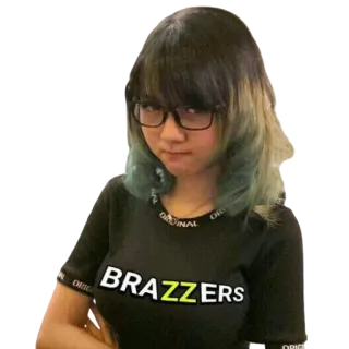 🤔 BRAZZERS dewasa, provokatif, logo, merek, hiburan dewasa telegram sticker