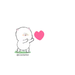 ❤️ 熊, 心, 可爱, 动物, 卡通, 爱 whatsapp sticker