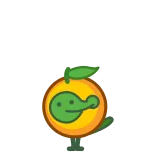 👍 フルーツ, オレンジ, 漫画, キャラクター, ステッカー, 食べ物 whatsapp sticker
