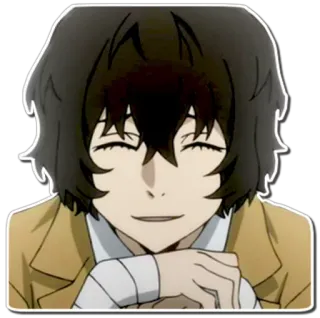 😄 Osamu Dazai Bungou Stray Dogs Anime, Bungou Stray Dogs, Dazai, Osamu Dazai, Postać, Manga, Bandaże telegram sticker