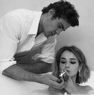 🚬 吸烟, 香烟, 情侣, 浴缸, 浪漫, 烟草 telegram sticker