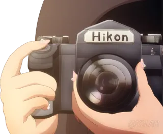 📸 Hikon камера, фотография, hikon, цифровой фотоаппарат telegram sticker