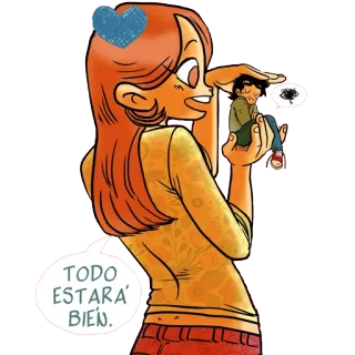 😢 TODO ESTARA' BIEN. Мультфильм, Утешение, Любовь, Поддержка, Оптимизм, Вдохновение telegram sticker