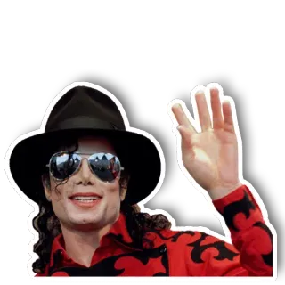🖐 Michael Jackson cantante, pop, icono, música, bailarín, artista, celebridad whatsapp sticker