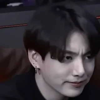 🤍 Jungkook kpop, bts, jungkook, cara graciosa, cantante, música, ídolo telegram sticker