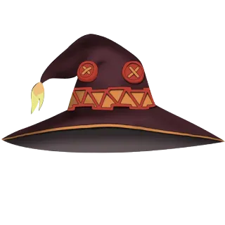 😎 Megumin Konosuba Anime, Sombrero, Mago, Magia, Megumin, Konosuba telegram sticker