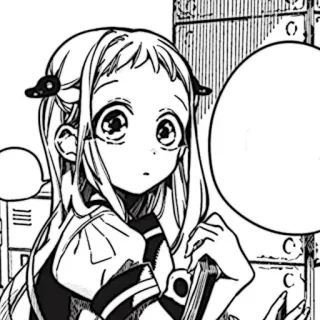 🩹 Nene Yashiro Toilet-bound Hanako-kun Anime, Manga, Chica, Uniforme escolar, Personaje, Nene Yashiro, Hanako-kun del baño telegram sticker